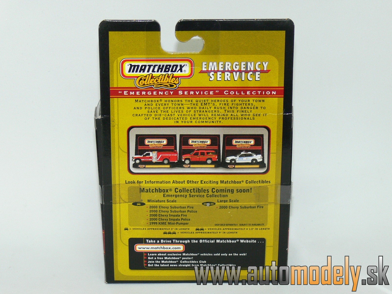 Matchbox Emergency Service Collection - 1999 KME Mini-Pumper
