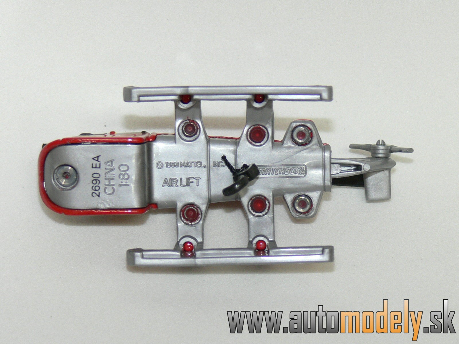 Matchbox - Air Lift Helicopter Red