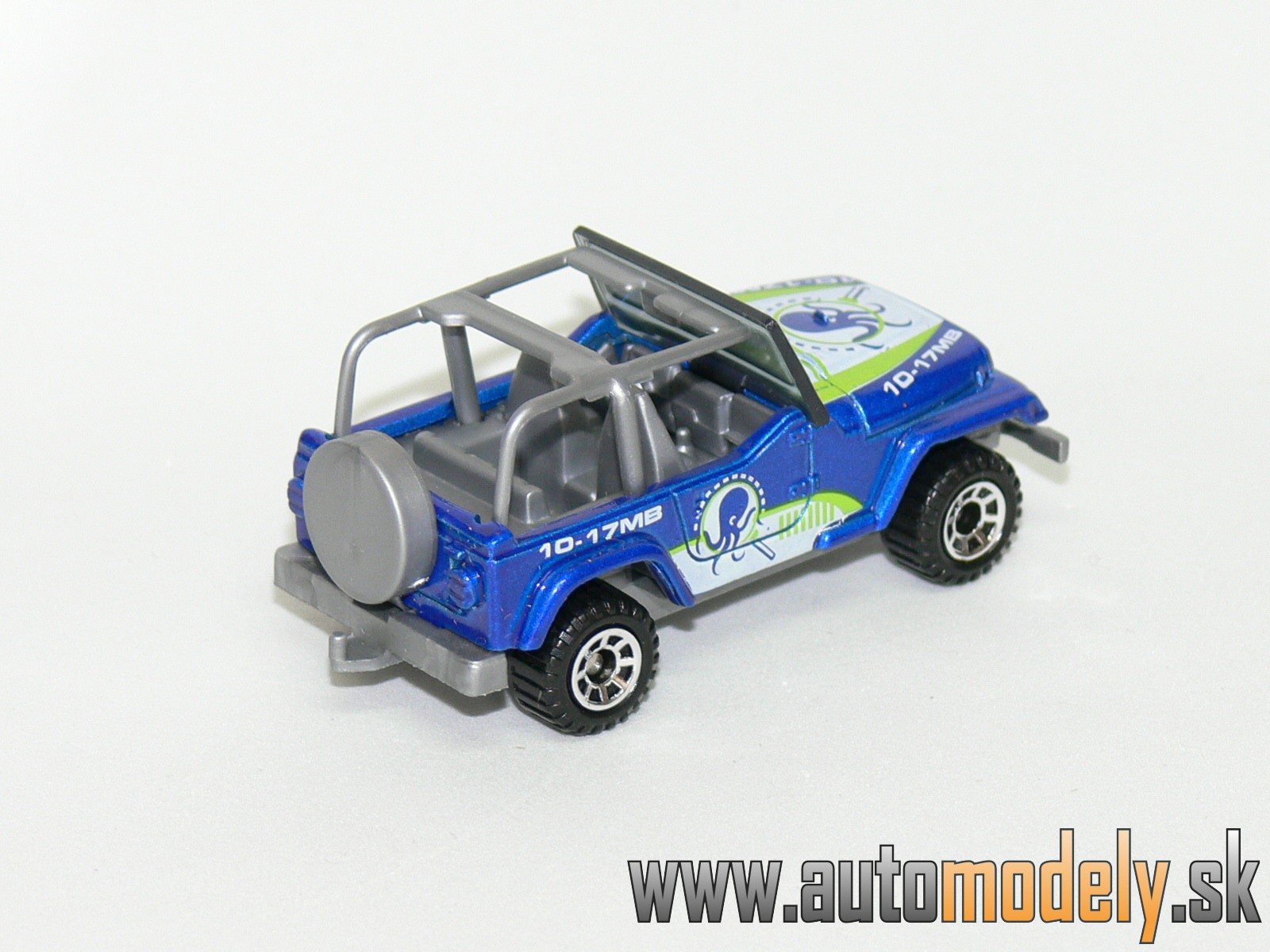 Matchbox - 1998 Jeep Wrangler Blue - 1:56