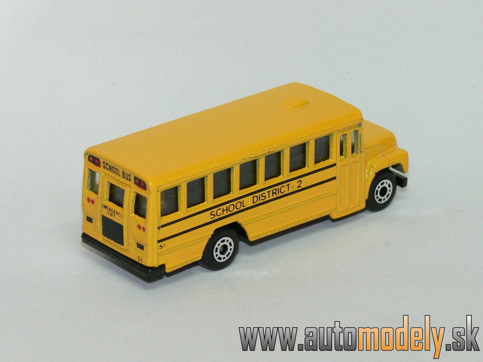 Matchbox - School Bus - District 2 - 1:95
