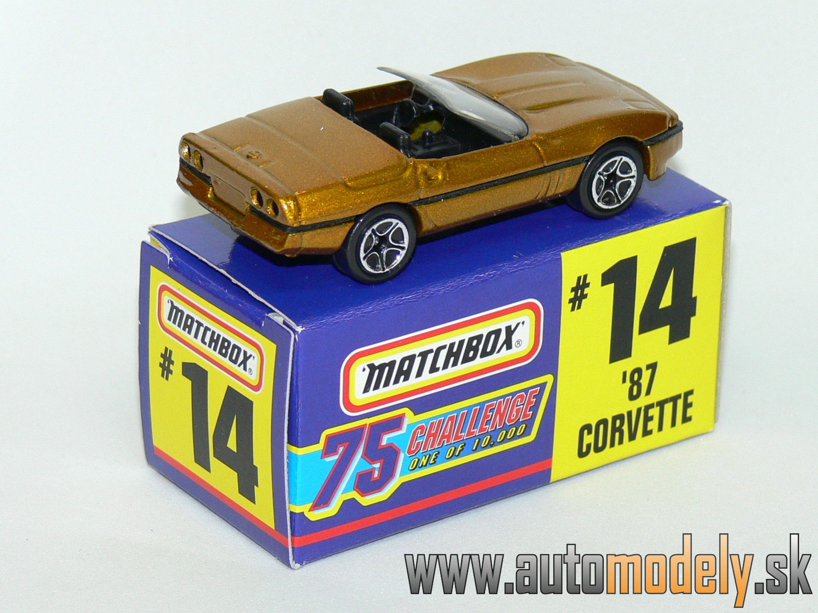 Matchbox No.14 - 1987 Chevrolet Corvette - 1:56