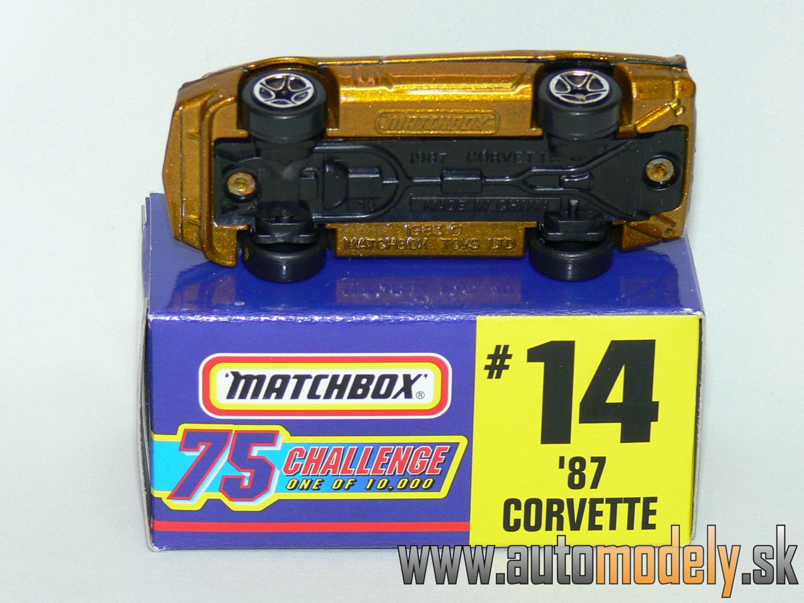 Matchbox No.14 - 1987 Chevrolet Corvette - 1:56