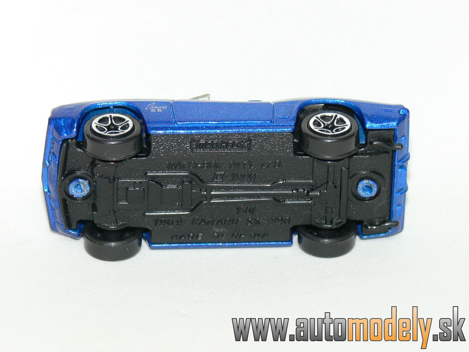 Matchbox - 1969 Chevrolet Camaro SS 396 Blue - 1:61