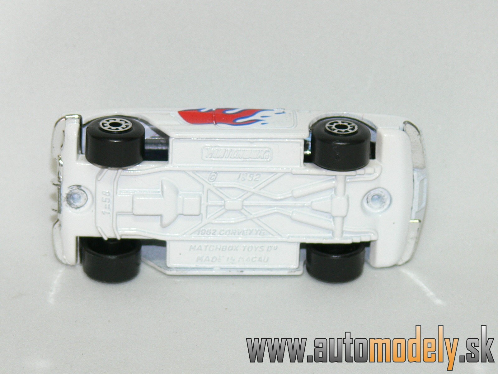 Matchbox -  1962 Chevrolet Corvette - Blue Flame