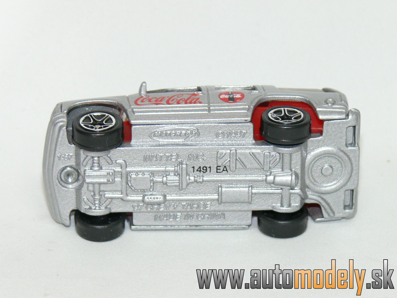 Matchbox - 1997 Chevy Tahoe - Coca Cola - 1:67