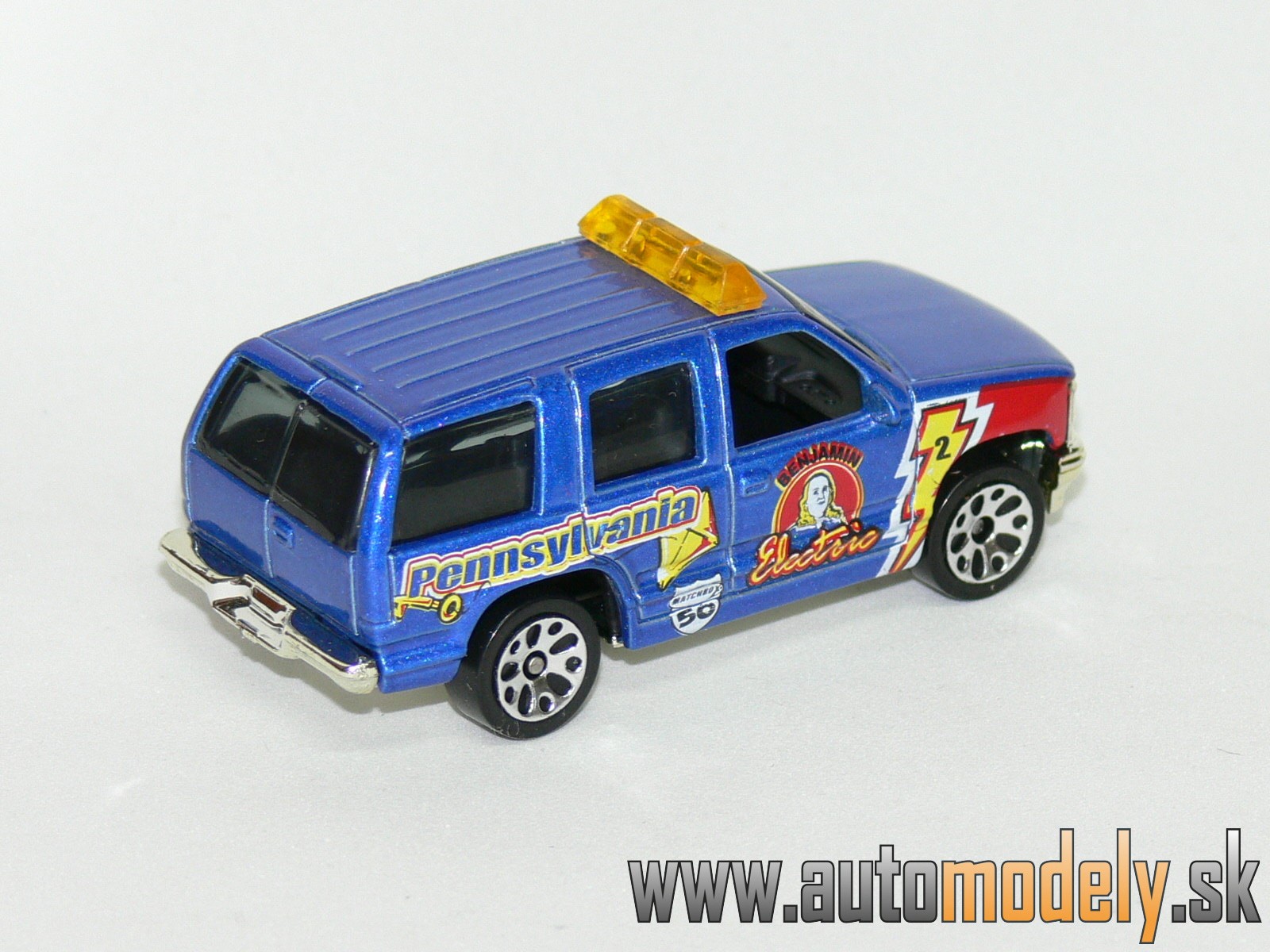 Matchbox - 1997 Chevy Tahoe - Pennsylvania - 1:67