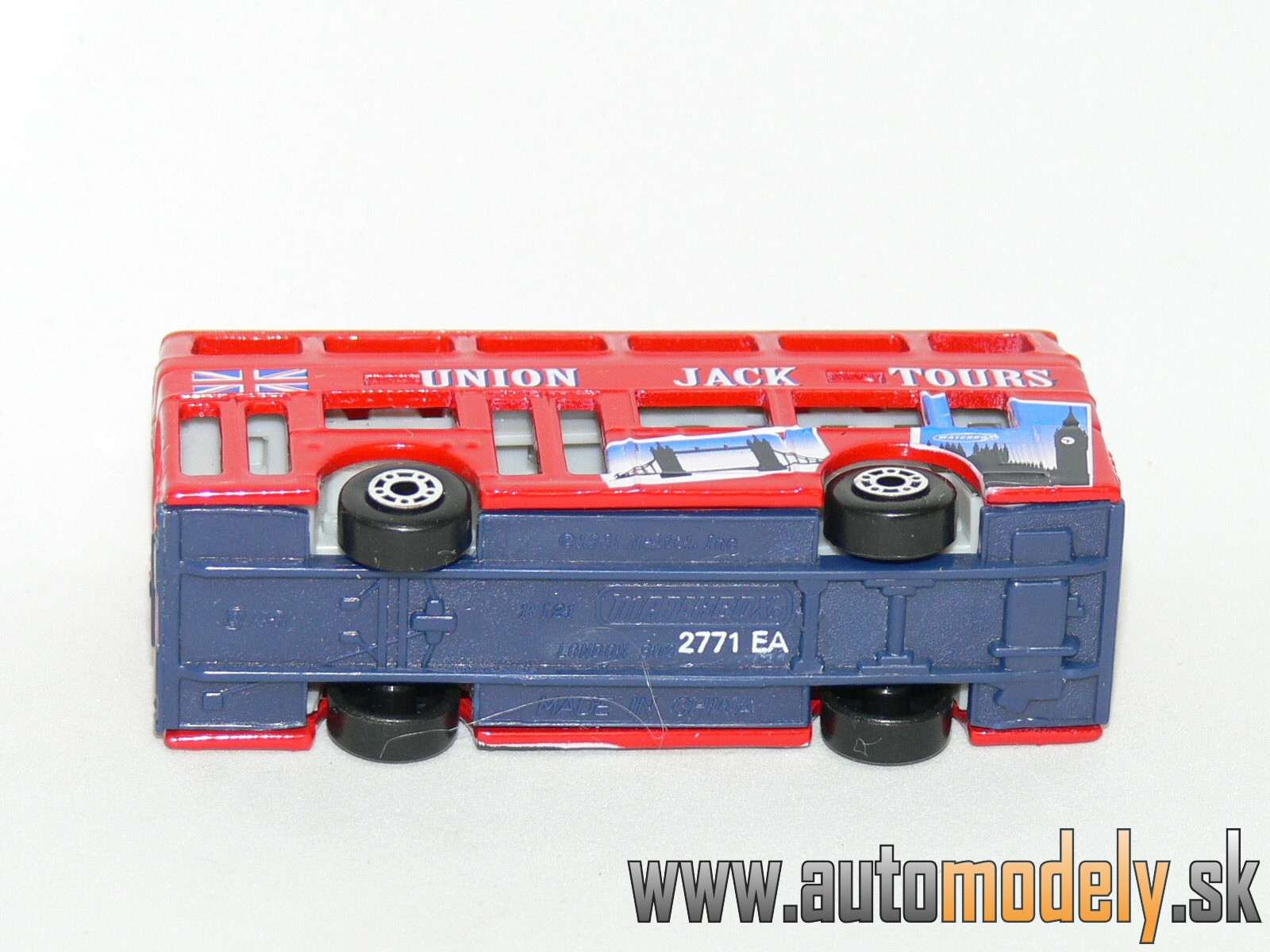 Matchbox - London Bus - Union Jack Tours - Logo 50 Years - 1:121