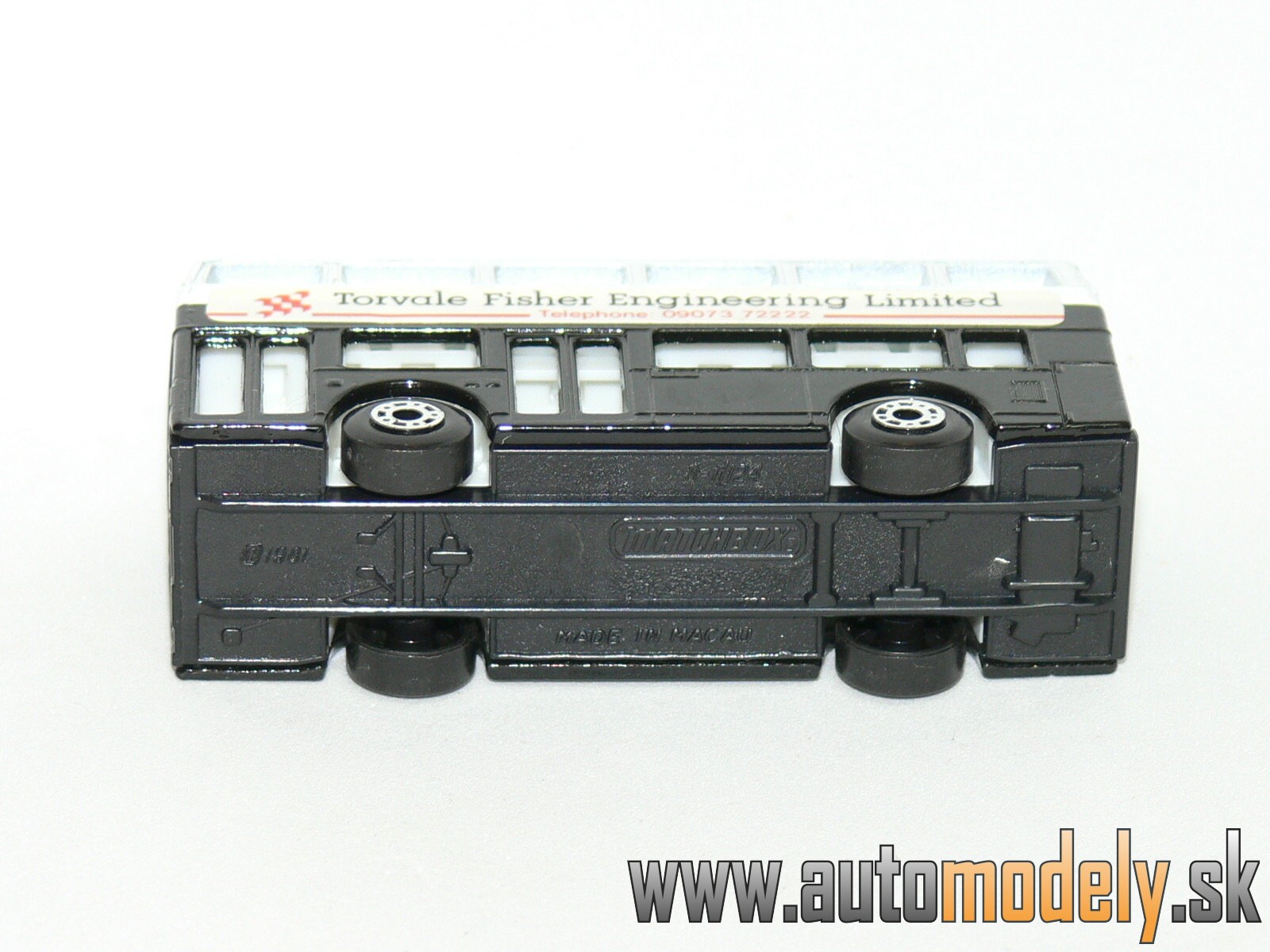 Matchbox - London Bus - Torvale Fisher Engineering Limited - 1:121