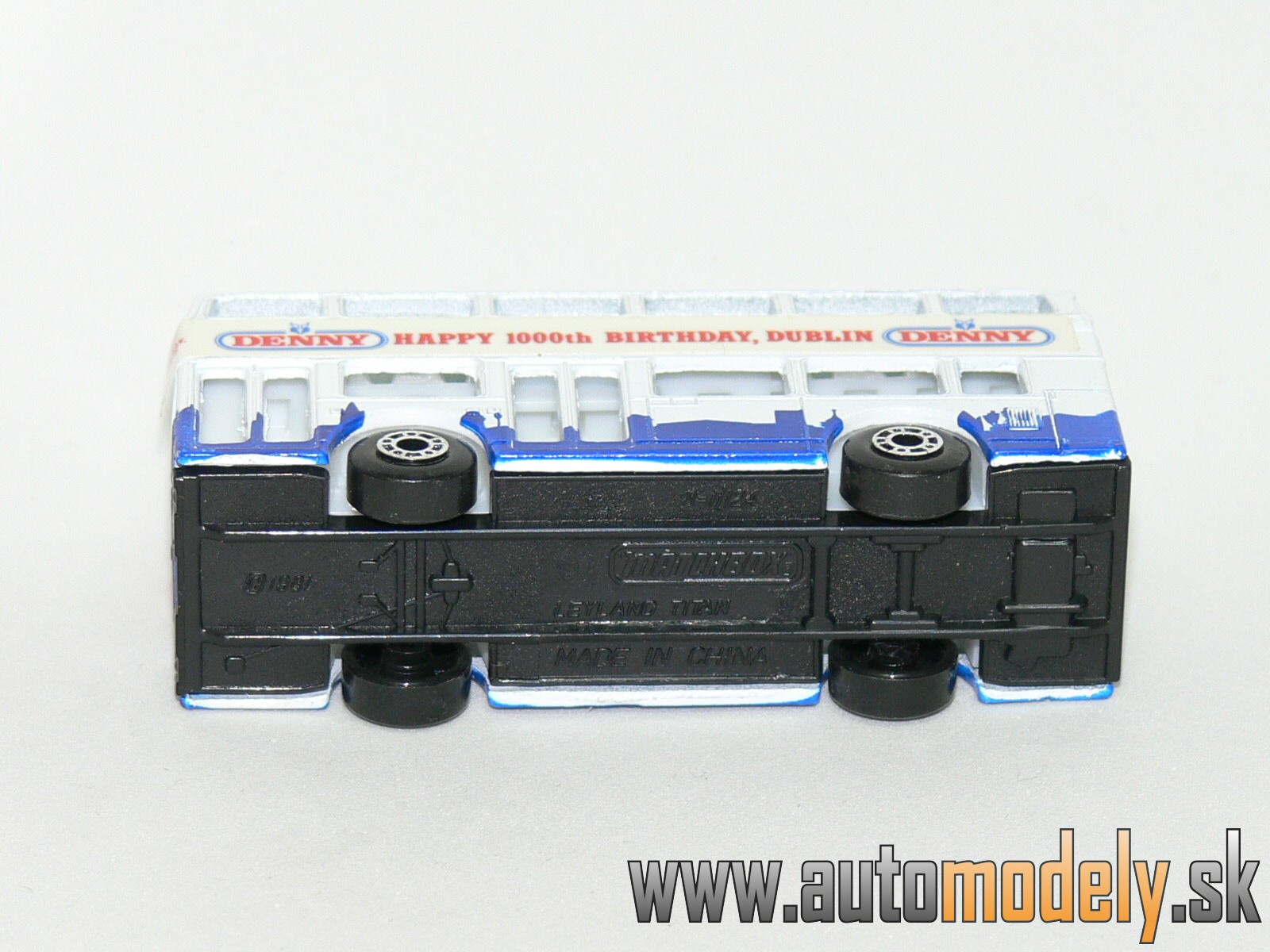 Matchbox - London Bus - DENNY Happy 1000th Birthday Dublin - 1:121