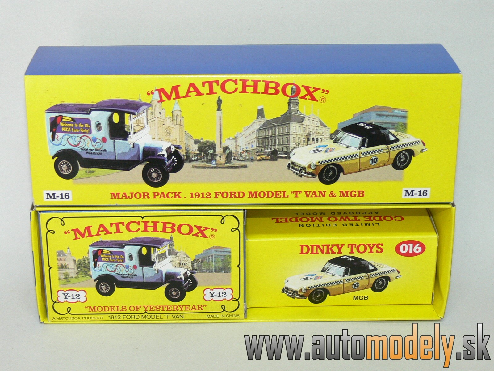 Matchbox Yesteryear Major Pack M-16 - 1912 Ford Model ´T´ Van & MGB