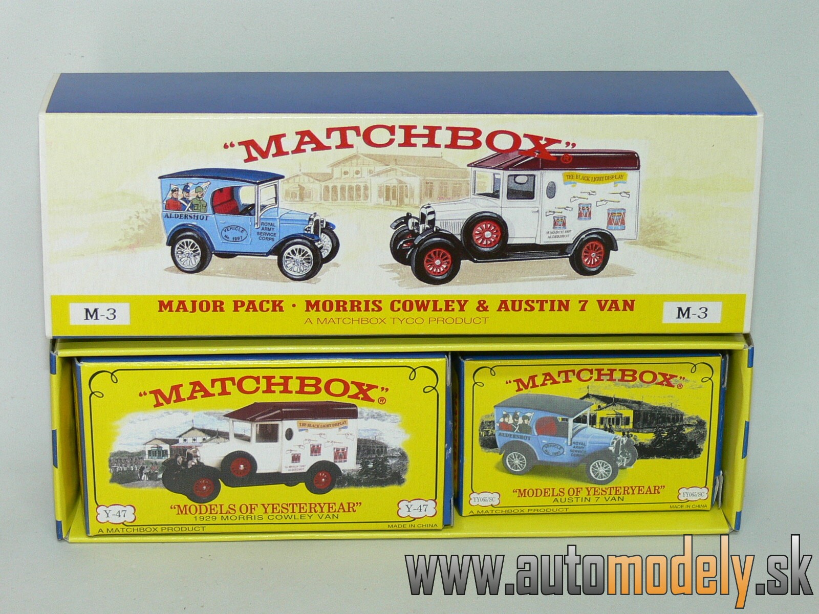 Matchbox Yesteryear Major Pack M-3 - Morris Cowley & Austin 7 Van