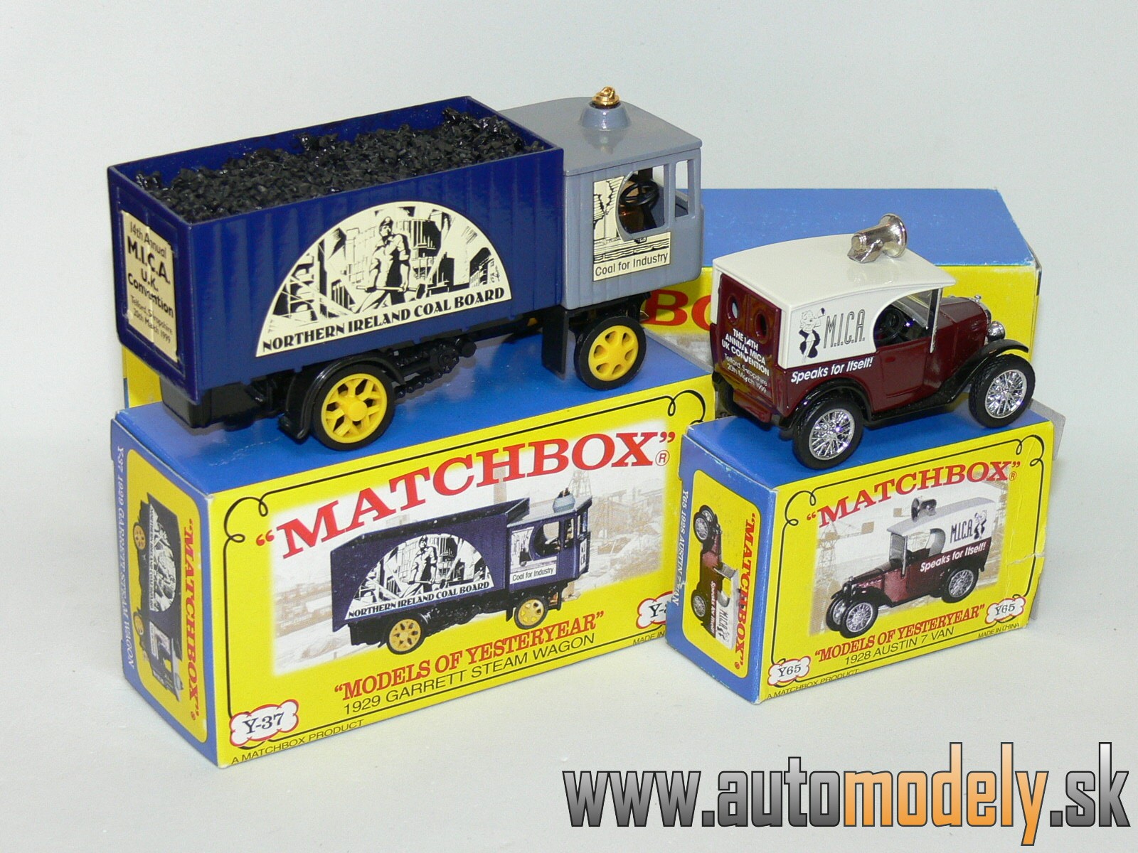 Matchbox Yesteryear Major Pack M-7 - Garrett Steam Wagon & Austin 7 Van