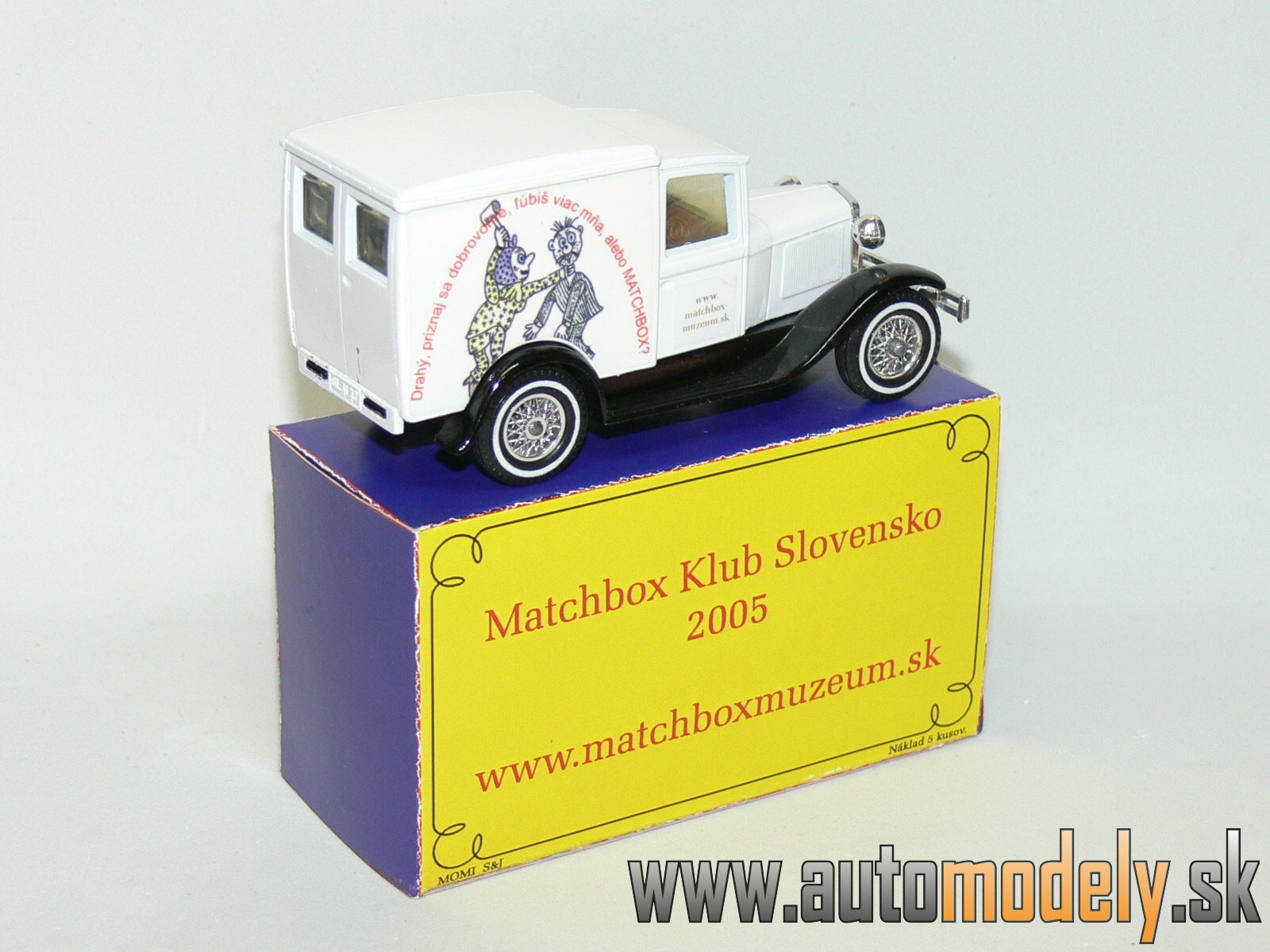 Matchbox Yesteryear Y-22 - 1930 Ford A Model Van "PRIZNAJ SA"