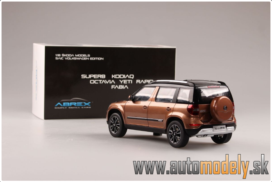 Abrex - Škoda Yeti FL Outdoor (2013) Hnedá Metalíza - 1:18