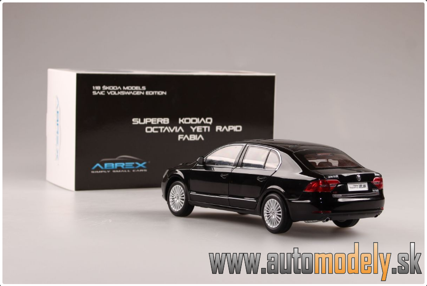 Abrex - Škoda Superb II FL (2013) Čierna - 1:18
