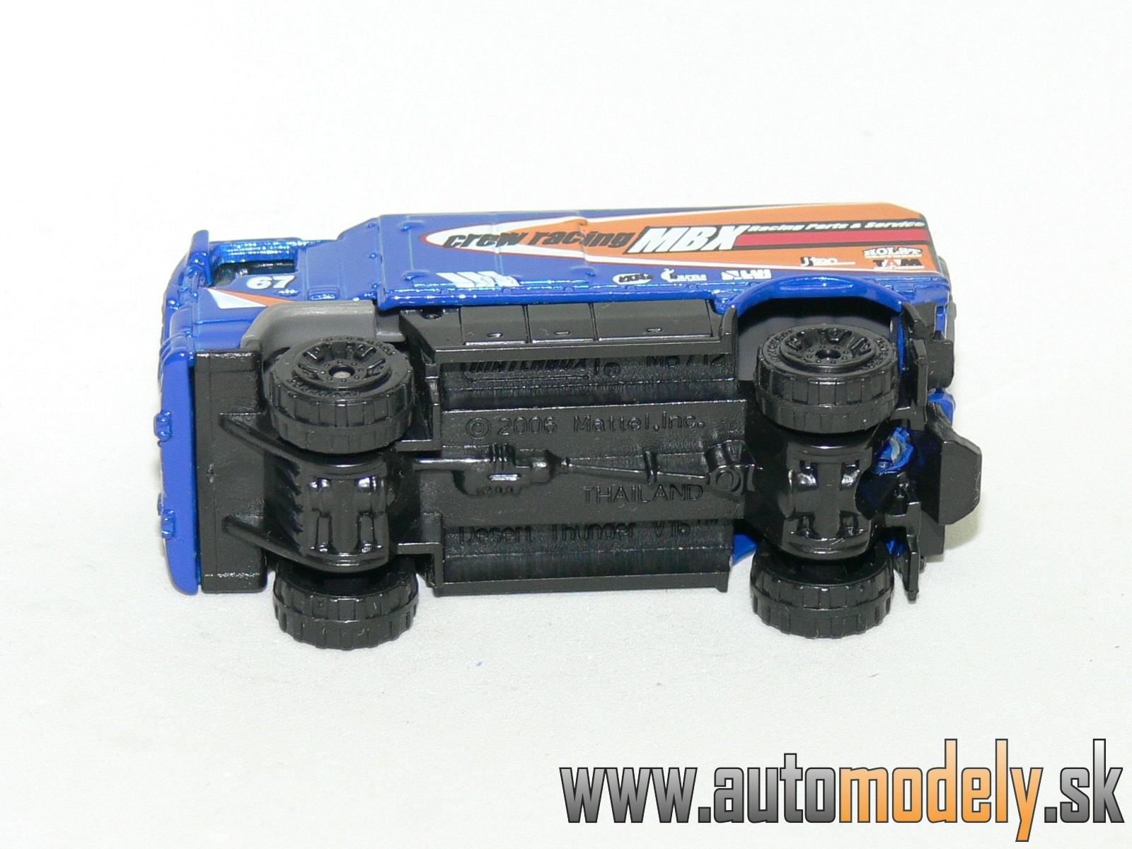 Matchbox - Desert Thunder V16 - No. 67 Crew Racing MBX