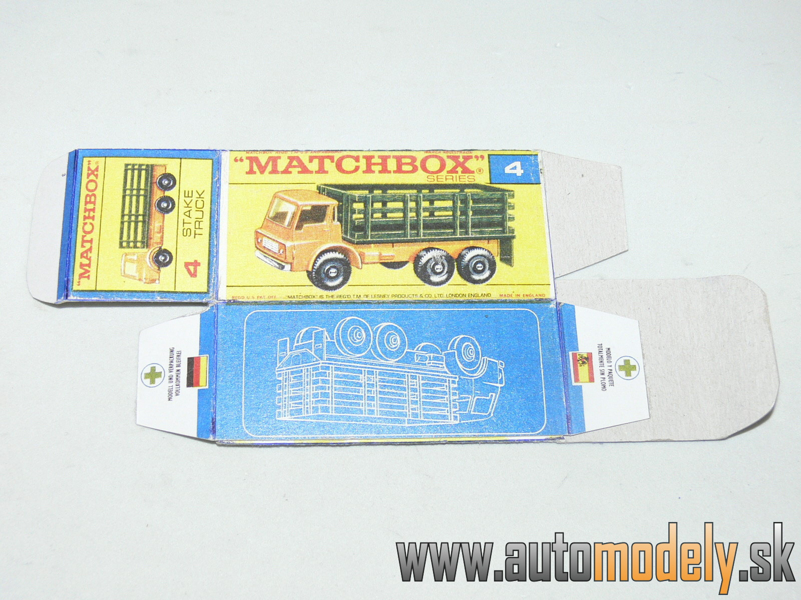 Replika Box - Matchbox Regular Wheels - No.4 Stake Truck
