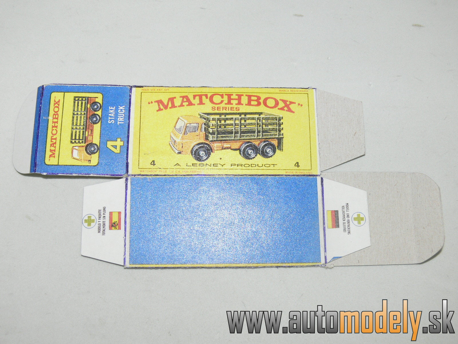 Replika Box - Matchbox Regular Wheels - No.4 Stake Truck
