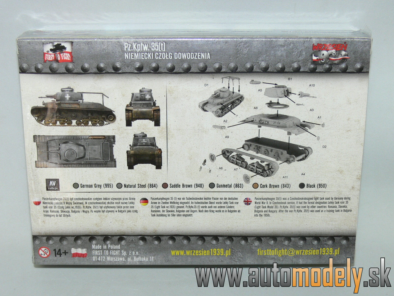 Panzerbefehlswagen 35 T German Tank ( Stavebnica ) - 1:72