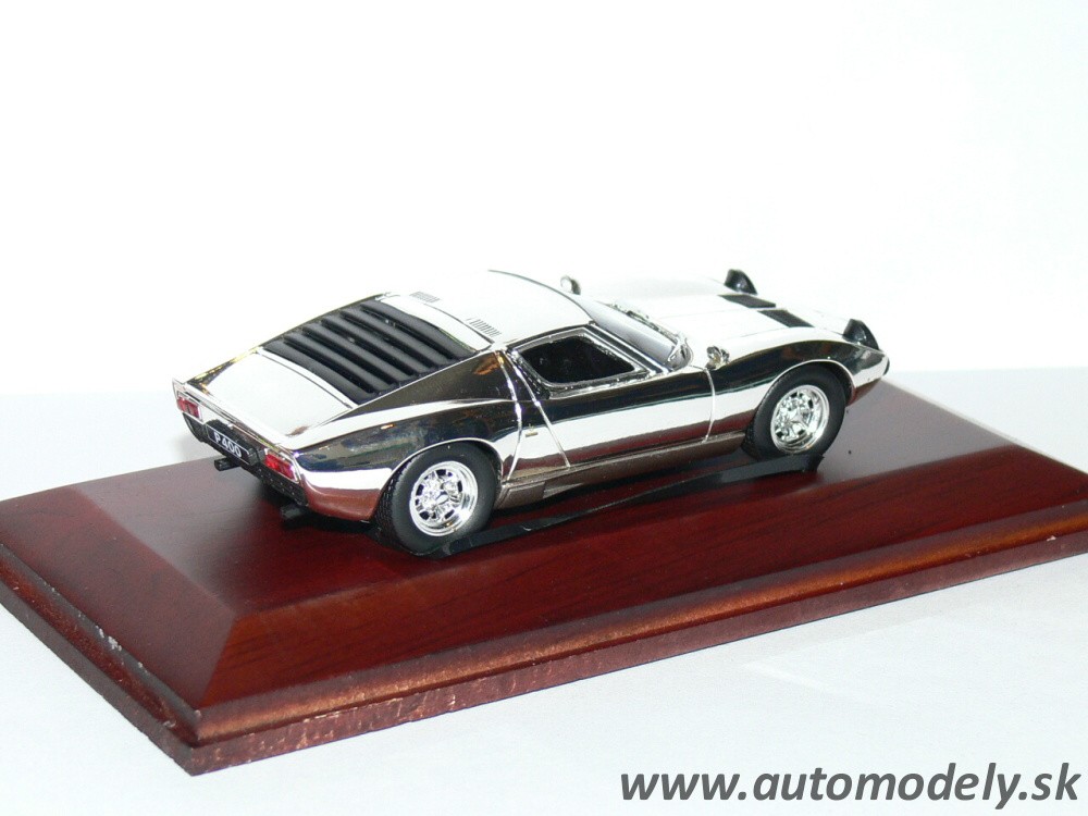 Lamborghini Miura P400 - 1:43 Silver-Cars Collection