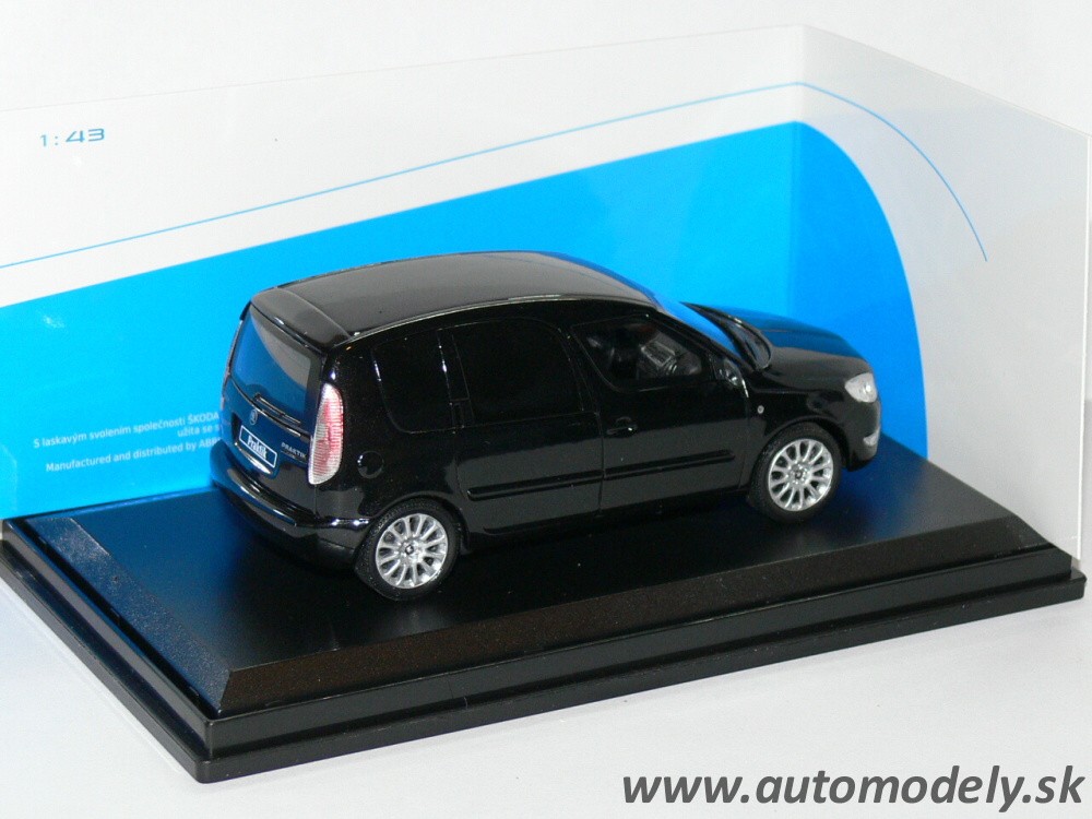 Abrex - Škoda Roomster FL Praktik (2010) čierna magic metalíza - 1:43