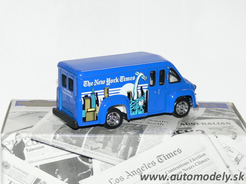 Matchbox YPP04 - Dodge Route Van "The New York Times"