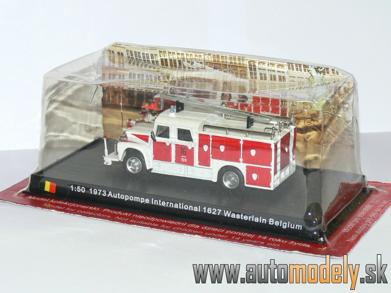 Amercom - Autopompe International 1627 Westerlain Belgium, 1973 - 1:50