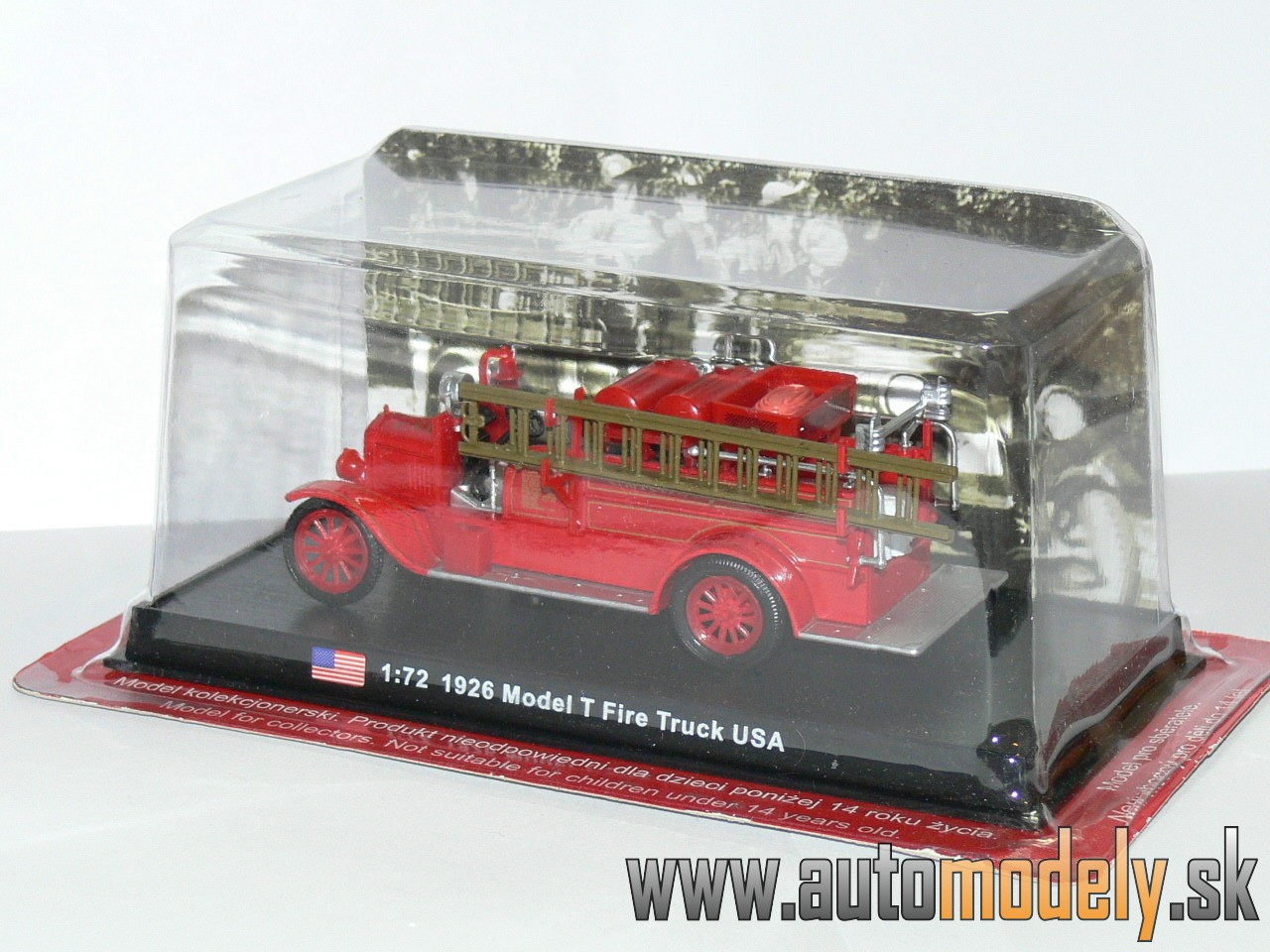 Amercom - Model T Fire Truck USA Hasiči, 1926 - 1:72