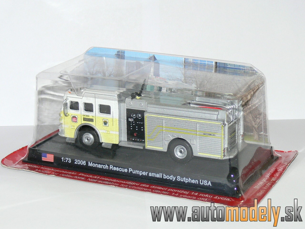 Amercom - Monarch Rescue Pumper small body Sutphen USA, 2006 - 1:73