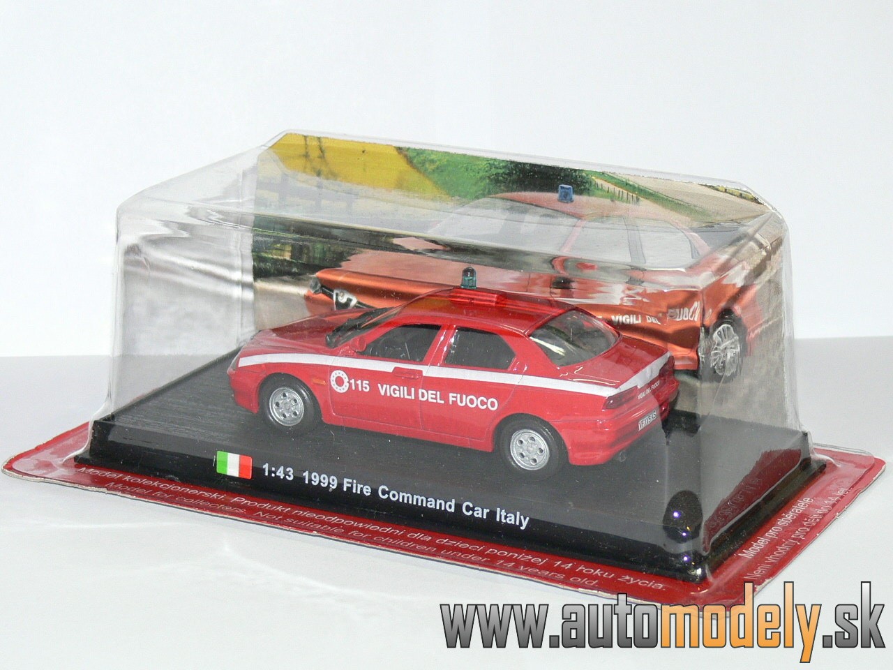 Amercom - Fire Command Car Italy, 1999 - 1:43