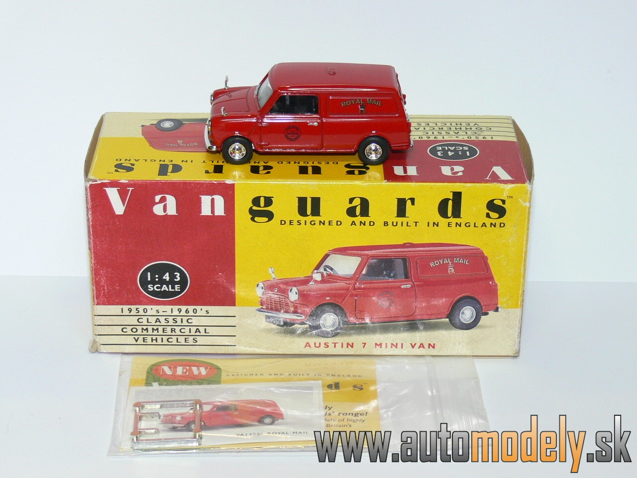 Vanguards VA14001 - Austin 7 Mini Van "Royal Mail" - 1:43