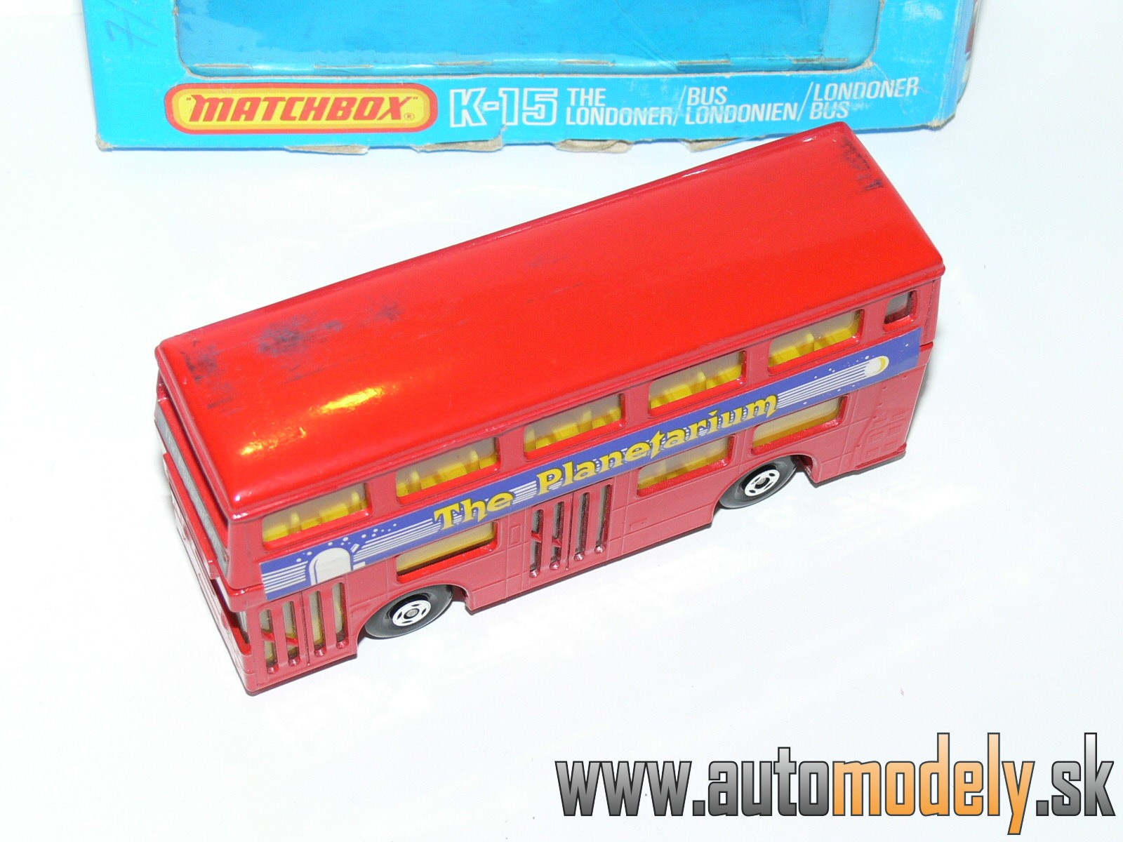Matchbox SuperKings K-15 - The Londoner Bus ( Autobus ) The Planetarium