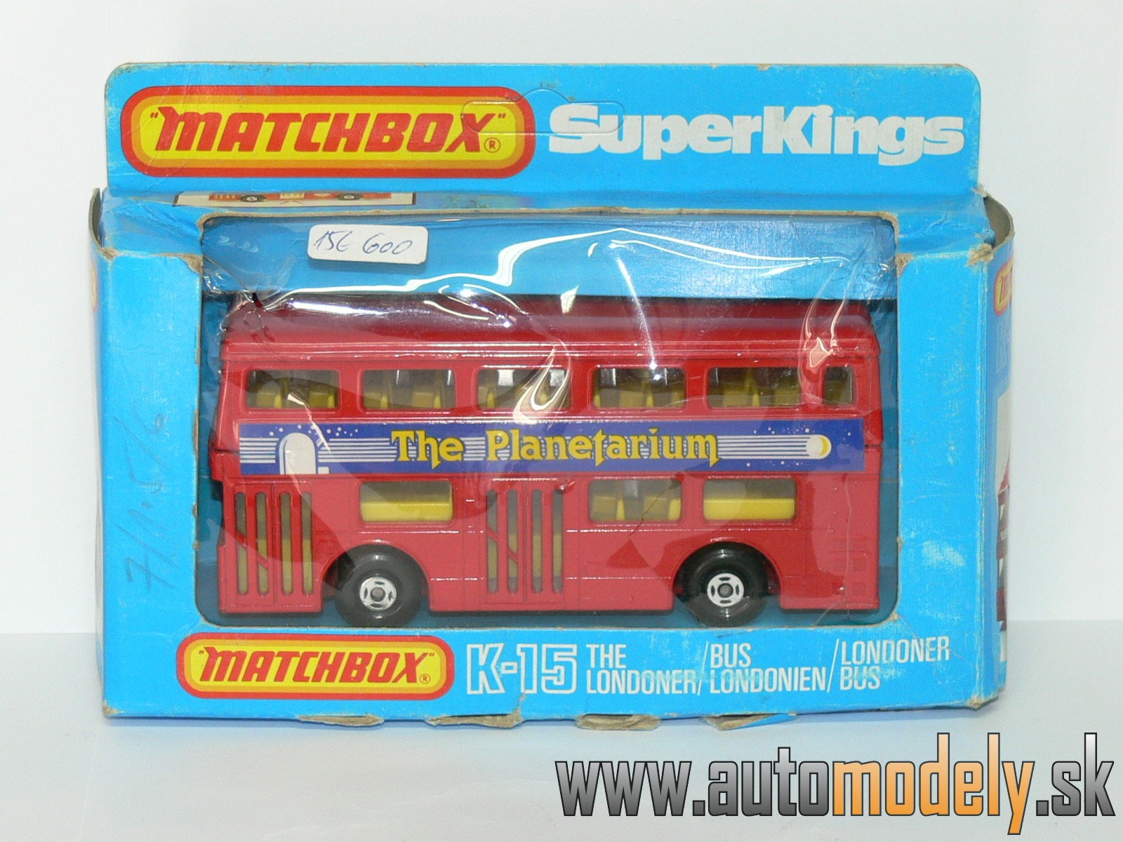 Matchbox SuperKings K-15 - The Londoner Bus ( Autobus ) The Planetarium