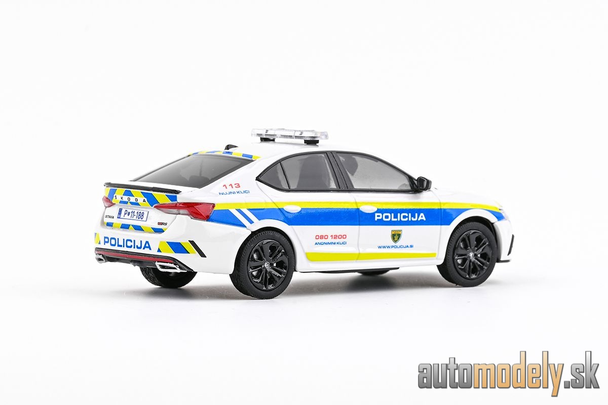 Abrex - Škoda Octavia IV RS (2020) Městská Policie Mělník - 1:43