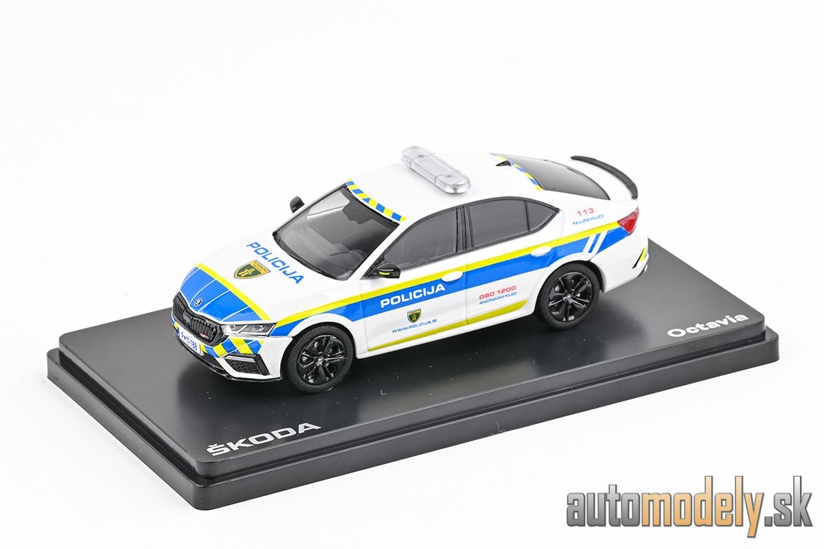 Abrex - Škoda Octavia IV RS (2020) Městská Policie Mělník - 1:43