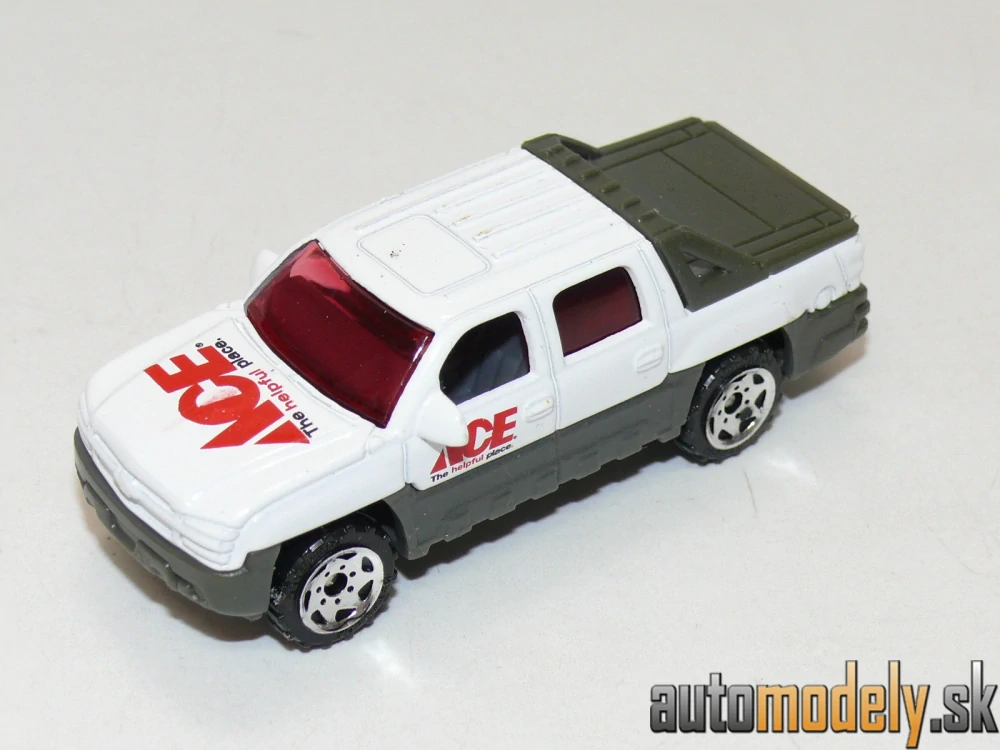 Modellino Auto Matchbox Chevrolet Avalanche 2002, Scala 1:64, Camion Blu/grigio, Per Collezionisti - 2