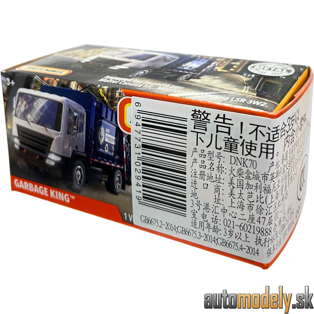 Matchbox - Garbage King MBX City 20/100