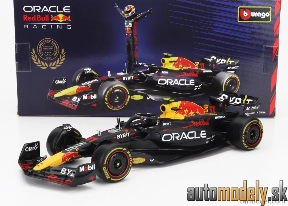 Bburago - RED BULL - F1 RB19 TEAM ORACLE RED BULL RACING N 11 SEASON 2023 SERGIO PEREZ - 1:24
