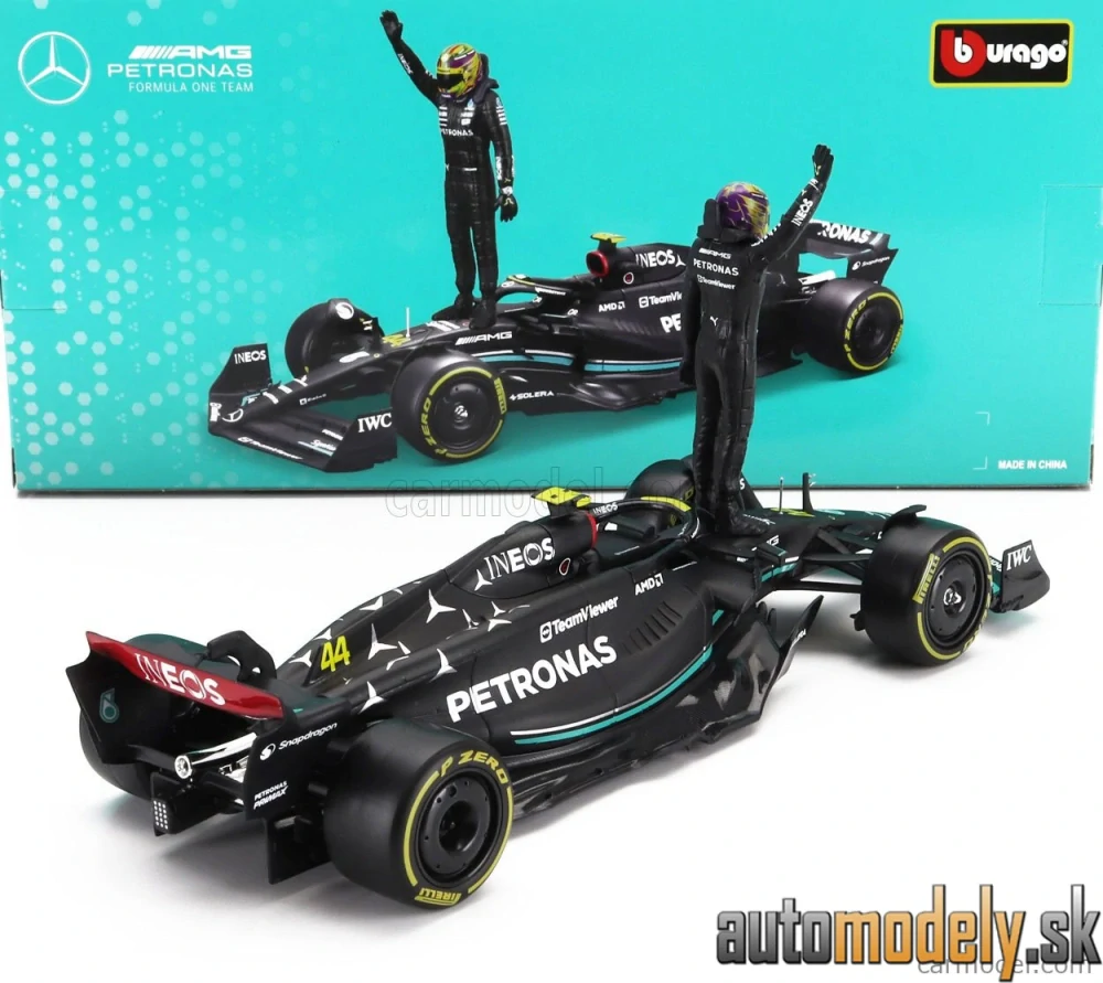 BURAGO - MERCEDES GP - F1 W14 TEAM MERCEDES-AMG PETRONAS FORMULA ONE N 44 SEASON 2023 LEWIS HAMILTON - 1:24