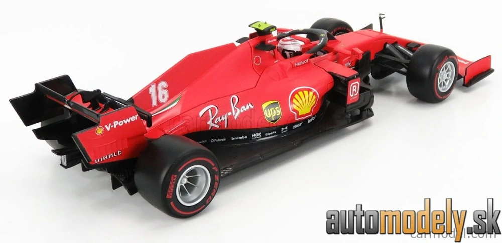 BURAGO - FERRARI - F1 SF1000 TEAM SCUDERIA FERRARI MISSION WINNOW N 16 2nd AUSTRIAN GP 2020 C.LECLERC - 1:18