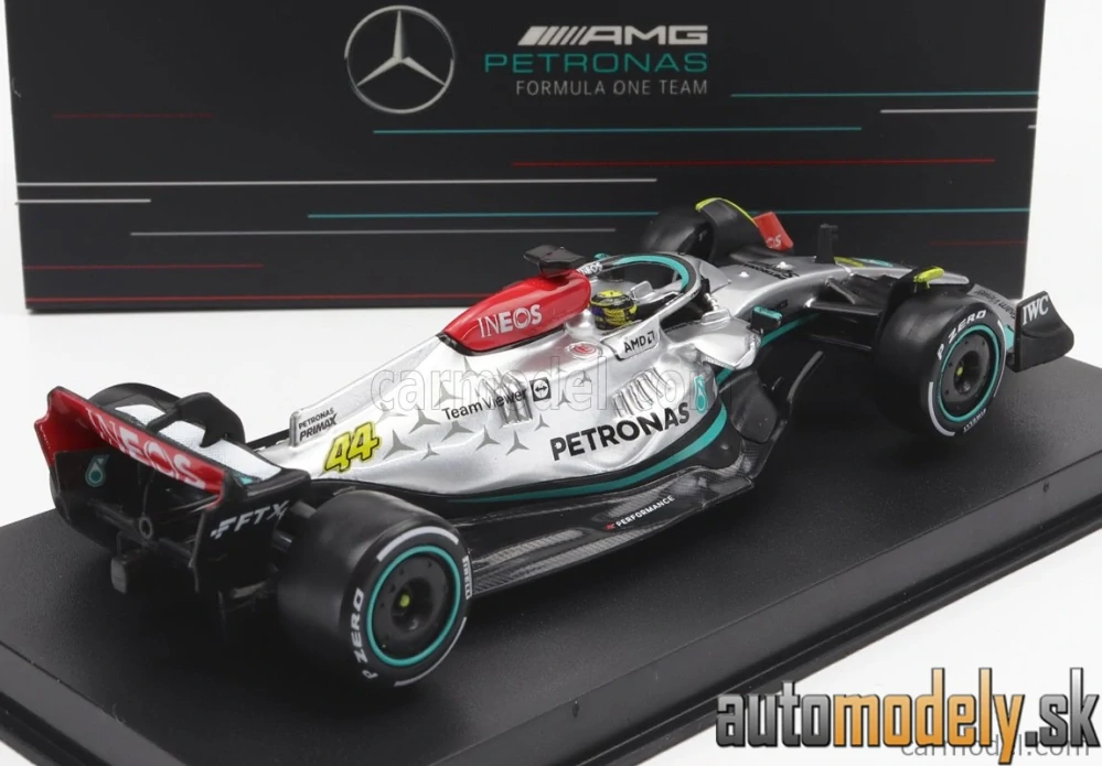 BURAGO - MERCEDES GP - F1 W13E TEAM MERCEDES-AMG PETRONAS F1 N 44 SEASON 2022 LEWIS HAMILTON - 1:43
