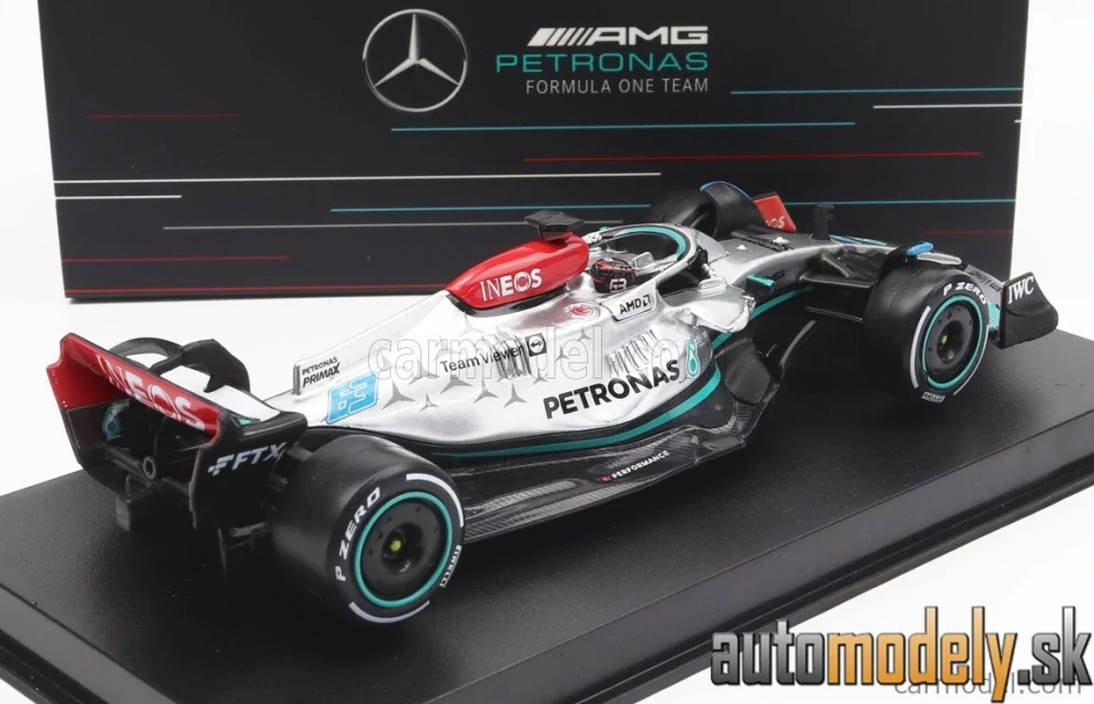 BURAGO - MERCEDES GP - F1 W13E TEAM MERCEDES-AMG PETRONAS F1 N 63 SEASON 2022 GEORGE RUSSELL - 1:43