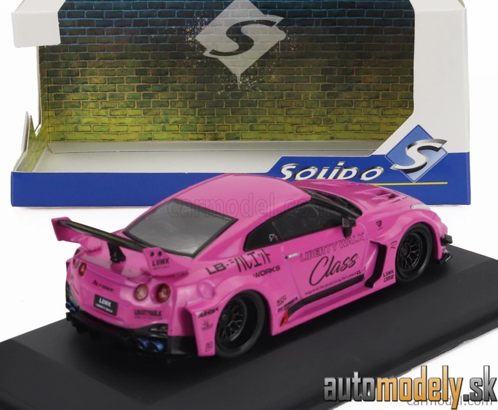 SOLIDO - NISSAN - GT-R (R35) LIBERTY WALK BODY KIT COUPE 2019 - 1:43