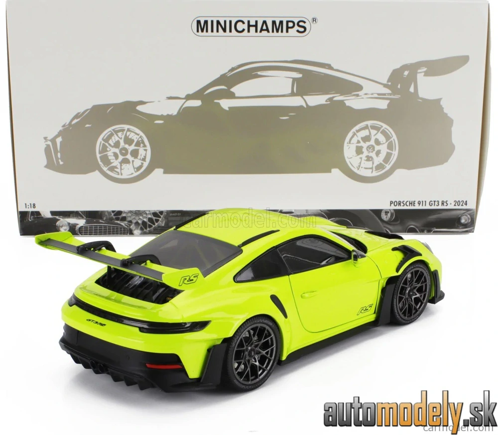 MINICHAMPS - PORSCHE - 911 992 GT3 RS COUPE 2024 - BLACK WHEELS - 1:18