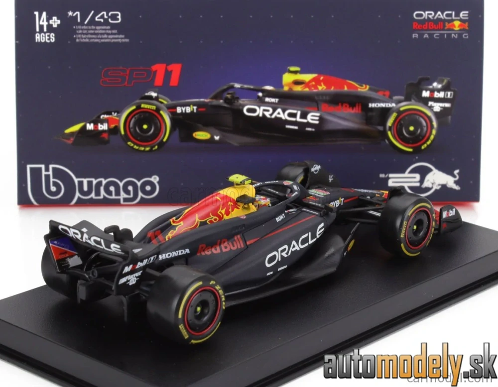 BURAGO - RED BULL - F1 RB20 TEAM ORACLE RED BULL RACING N 11 SEASON 2024 SERGIO PEREZ - 1:43