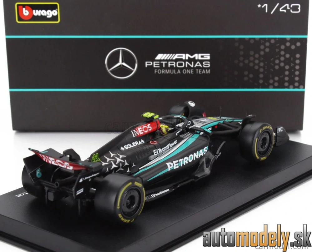 BURAGO - MERCEDES GP - F1 W15 EQ PERFORMANCE TEAM AMG PETRONAS MOTORSPORT N 44 SEASON 2024 LEWIS HAMILTON - 1:43
