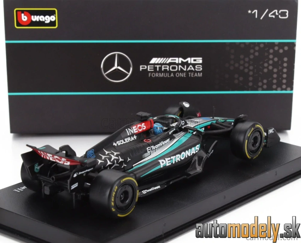 BURAGO - MERCEDES GP - F1 W15 EQ PERFORMANCE TEAM AMG PETRONAS MOTORSPORT N 63 SEASON 2024 GEORGE RUSSELL - 1:43