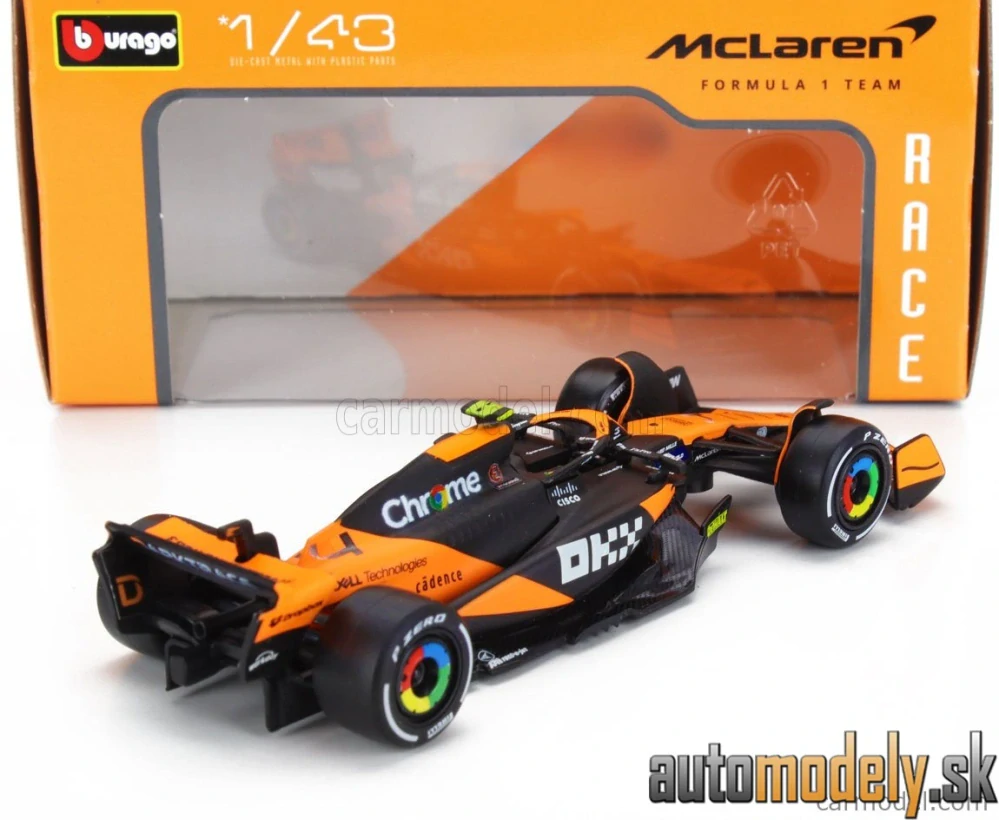 BURAGO - McLAREN - F1 MCL38 TEAM MCLAREN N 4 SEASON 2024 LANDO NORRIS - 1:43