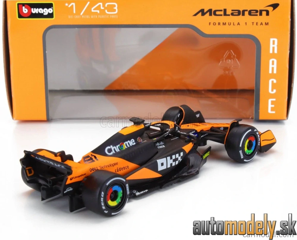BURAGO - McLAREN - F1 MCL38 TEAM MCLAREN N 81 SEASON 2024 OSCAR PIASTRI - 1:43