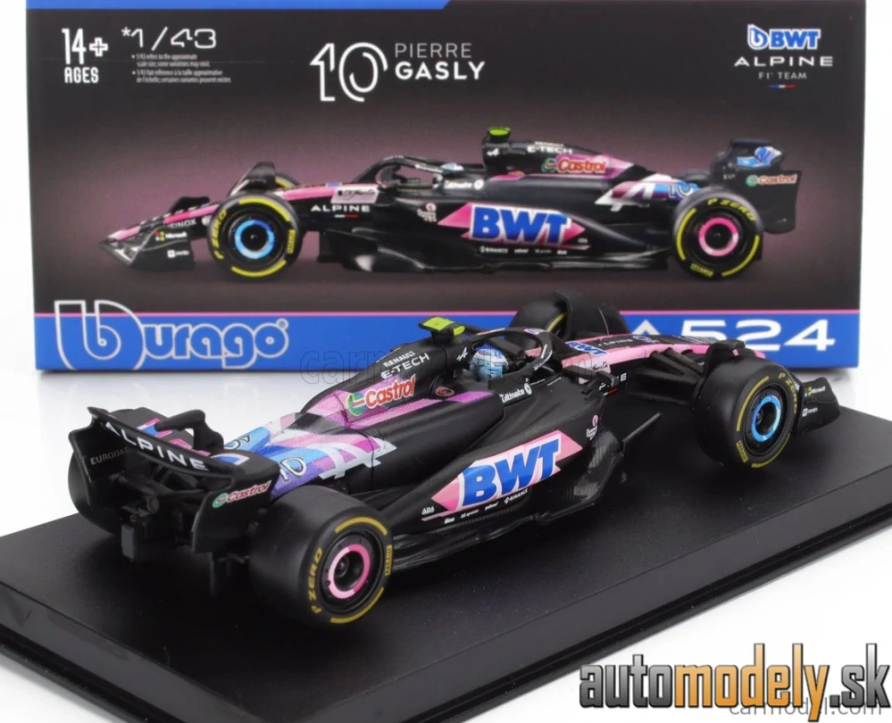 BURAGO - ALPINE - F1 A524 TEAM BWT ALPINE N 10 SEASON 2024 PIERRE GASLY - 1:43